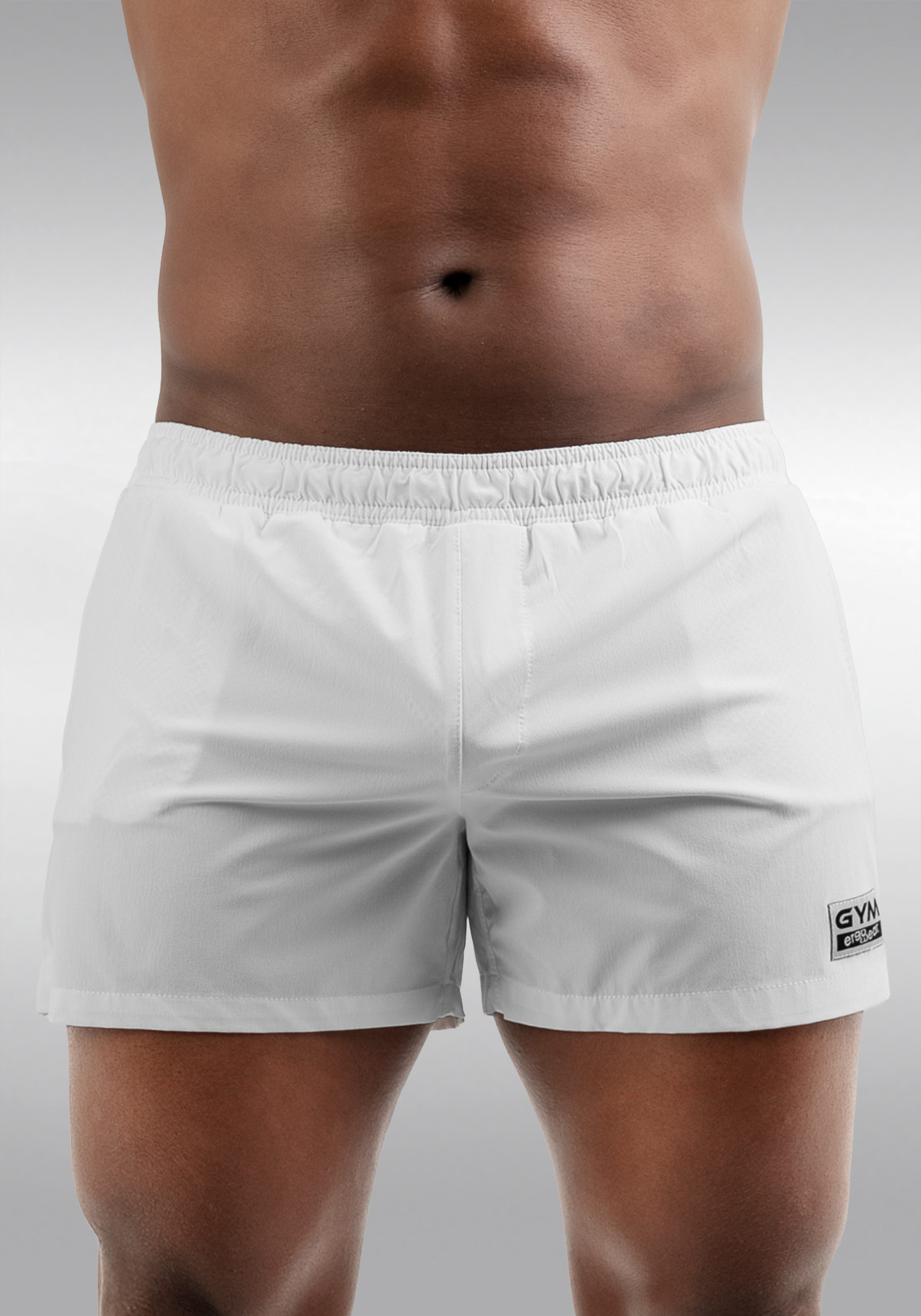 GYM Short White Front