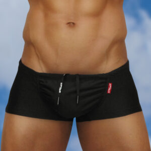 FEEL Swim Mini Trunk - All Black - Image 1