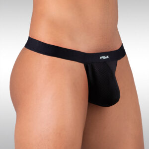SLK Mesh Thong - Black - Image 1