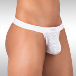 SLK Mesh Thong - White
