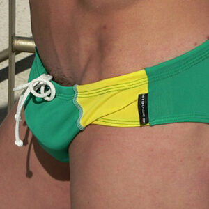 FLEX Swimsuit - Green/Yellow - Image 2