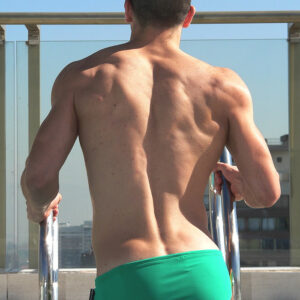 FLEX Swimsuit - Green/Yellow - Image 4