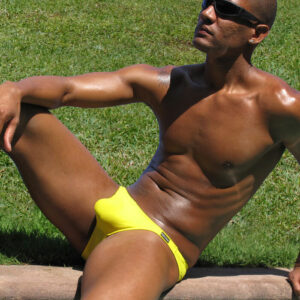 X3D Bikini Swimsuit - Yellow - Image 3