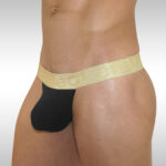 MAX XV Thong - Black/Gold