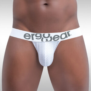 GYM Mesh Jockstrap - White - Image 3