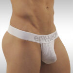 MAX MESH Thong - White/Grey
